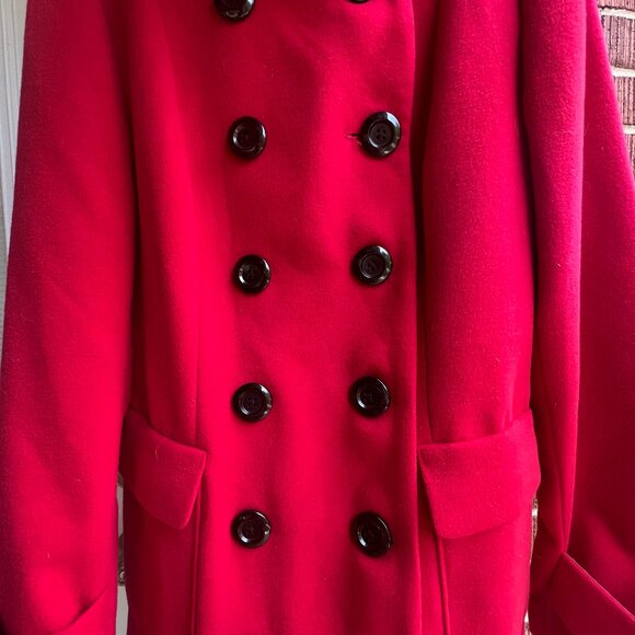 Forever XXI red woman coat - Picture 8 of 11